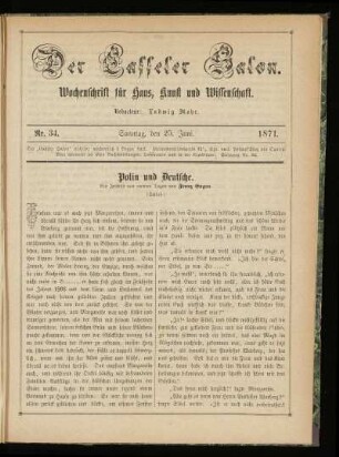 Jahrgang 1., Nr. 34. (25. Juni 1871)