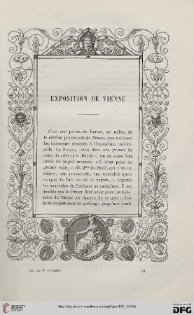 2. Pér. 8.1873: Exposition de Vienne, [1]