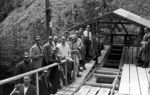 Wieden: Gruppe an der unteren Station