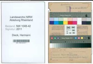 Entnazifizierung Hermann Dieck , geb. 02.01.1906 (Sportlehrer)