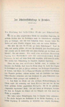 425-440 Zur Schulaufsichtsfrage in Preußen : Schluß