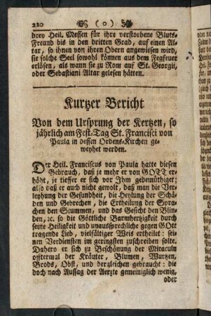 220-230, Kurzer Bericht...