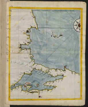 f. 4r: Marmara-Meer und südliches Schwarzes Meer