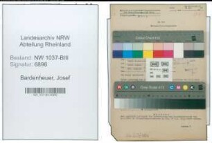 Entnazifizierung Josef Bardenheuer , geb. 10.01.1903 ()