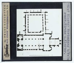 Helmstedt, Augustinerchorfrauenstift Marienberg : Grundriss