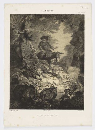 Les noces de Gamache, aus: "L’Artiste", Paris