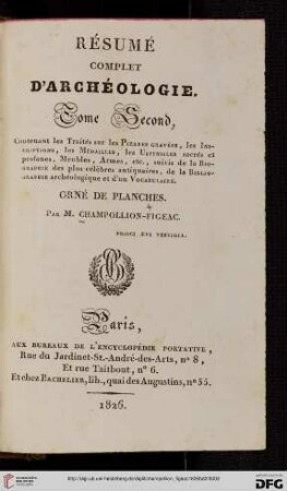 Band 2: Résumé complet d'archéologie