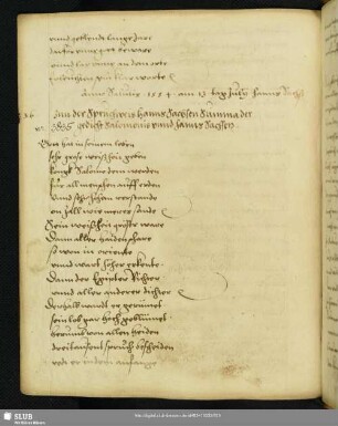 Inn der Spruchweis Hanns Sachsen Summa der gedicht Salomonis vnnd Hanns Sachsen. 1552. - Inn der hohen tagweis Hanns Sachsen die Summa seinner gedicht Anno 1553. - Inn der hohen tagweis Hanns Sachsen die zal vnnd summa seinner gedicht. 1554.