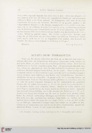 Altapulische Terrakotten