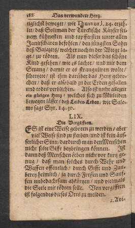 LIX. Die Vergifften.