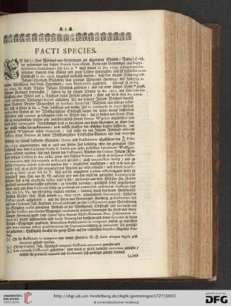 Facti Species