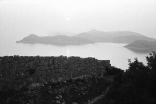 Lopud: Sonnenuntergang hinter den Inseln vom Castell