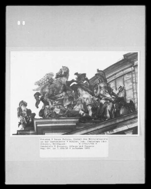 Perseus, Athena und Pegasos