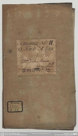 Symphonies - Mus.2423-N-22 : strings, bc - G; FaWV M:G4