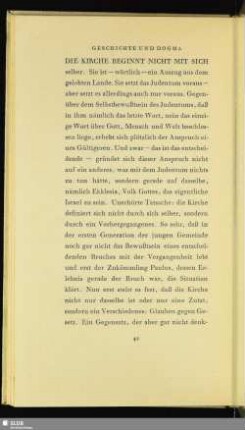 [Dogmatik des ersten Jahrtausends. Die geschichtlichen Kategorien]
