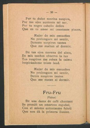 Fru-Fru : (Valse)