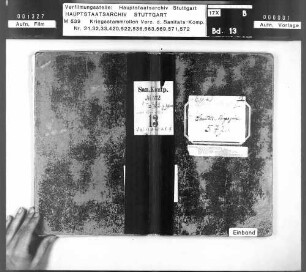 Kriegsstammrolle der Sanitätskompanie Nr. 572
