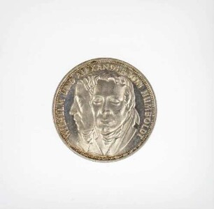 5 Mark-Gedenkmünze auf den 200. Geburtstag von Wilhelm und Alexander von Humboldt