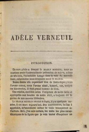 Adèle Verneuil : [ou la femme séparée de corps et biens]