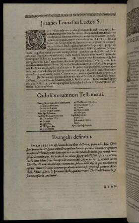 Ordo librorum novi Testamenti