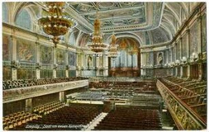 Leipzig, Saal im neuen Konzerthaus