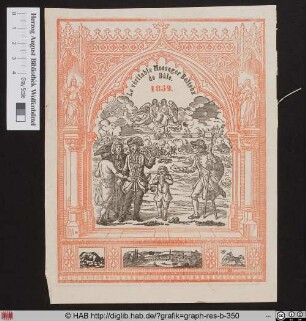 Le véritable Messager Boîteux de Bâle 1852.