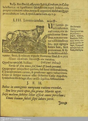 LIII. Leonis catulus