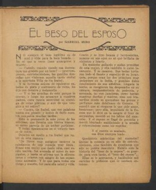 El beso del esposo