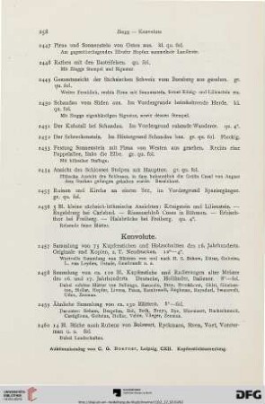 Konvolute (Nr. 2457-2468)