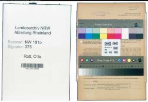Entnazifizierung Otto Rott , geb. 03.07.1898 (Technischer Angestellter)