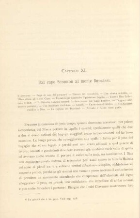 Capitolo XI. Dal capo Serombú al monte Buruássi