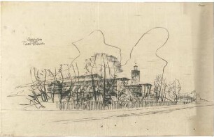Gsaenger, Gustav; München; Ausstellungshalle - Perspektive