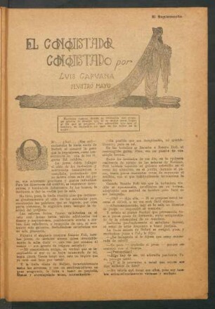 El conquistador conquistado : Ilustró Mayo