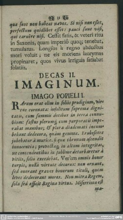 Decas II. Imaginum