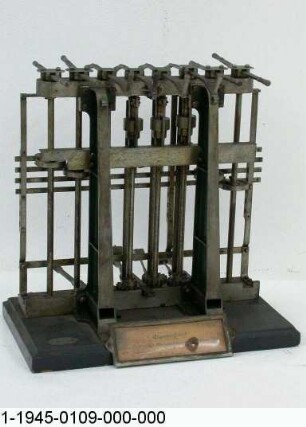 Weichen- und Signalstellwerk Witten, Kurbelstellwerk, Modell 1:5