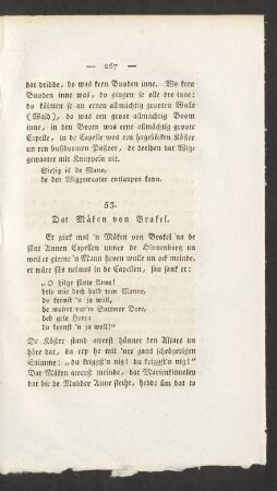 53. Dat Mäken von Brakel.