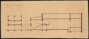 Stadttheater, Brandenburg/Havel: Längsschnitt 1:100