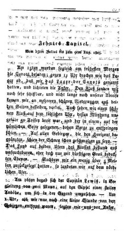 Zehntes Kapitel: Vom 15ten Julius bis zum 9ten August 1805.
