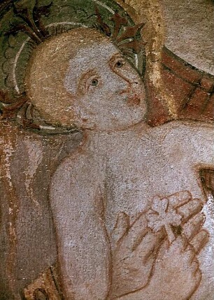 Muttergottes mit Kind im Strahlenkranz