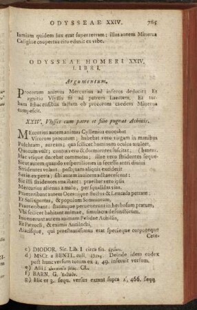 Odysseae Homeri XXIV. Libri.