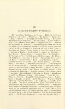 VII. Französisch-chinesische Beziehungen
