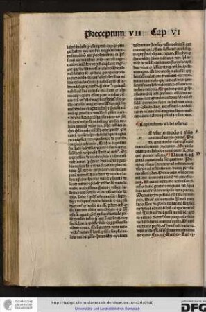 Capitulum VI de usuris.