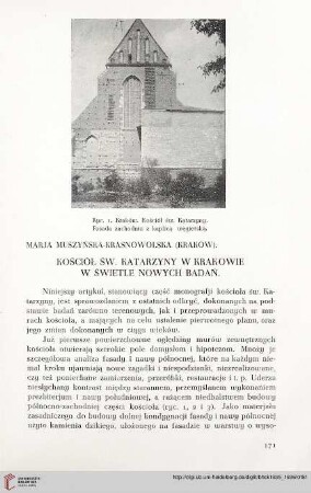 4: Kościół Św. Katarzyny w Krakowie w świetle nowych badań
