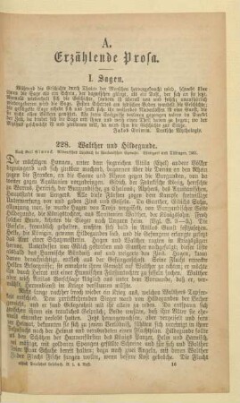 A. Erzählende Prosa