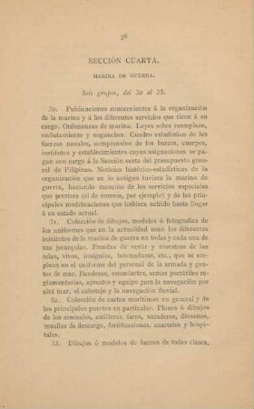 Sección cuarta