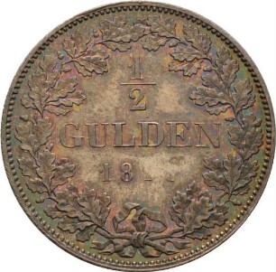 Münze, 1/2 Gulden, o.J.?