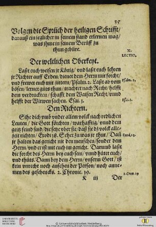 Sprüch der H. Schrifft