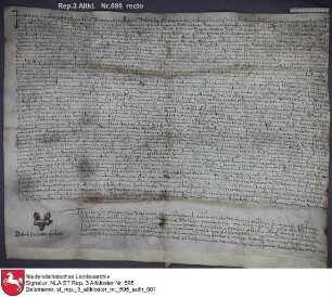 1618 Juni 27 Notariatsinstrument über die Erwählung Johanns von Bülow zum Propst des Alten Klosters