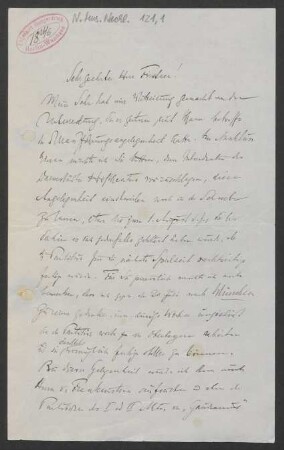 Brief an Otto Fürstner : 26.06.1918