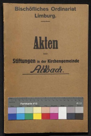 Ahlbach: Meßstiftungen